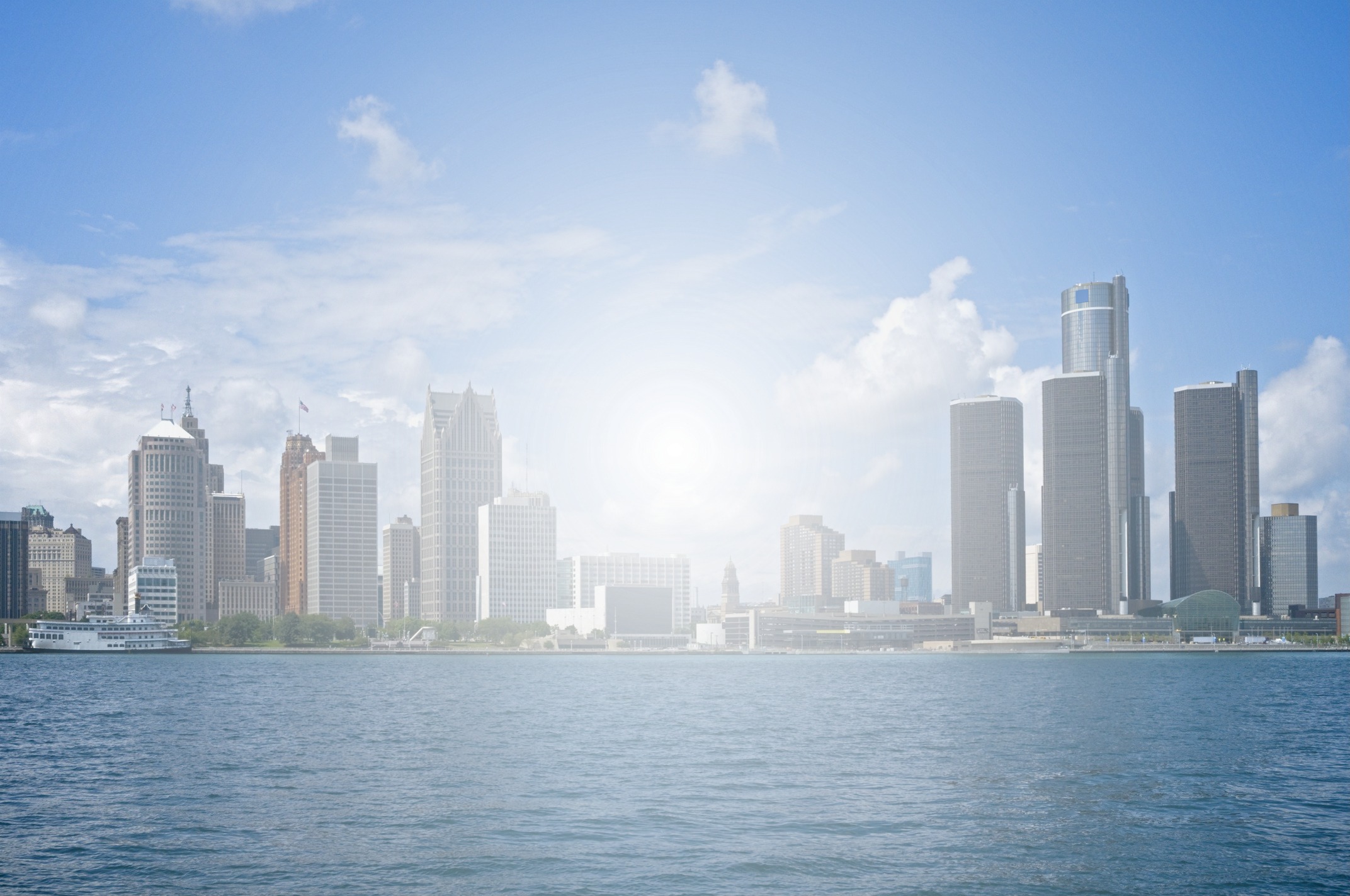 Detroit Skyline - Macular Degeneration