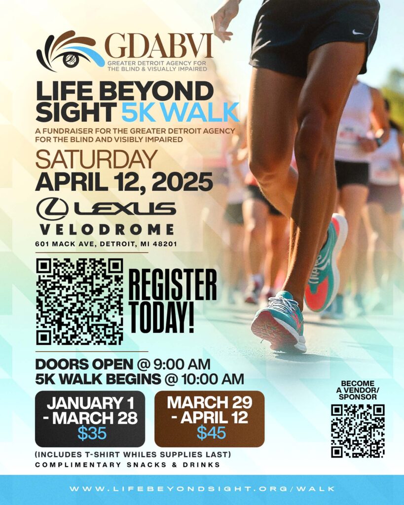 GDABVI 5k Walk Flyer